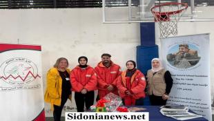 بالصور : مؤسسة معروف سعد الثقافية الاجتماعية الخيرية تشارك في معرض التطوّع السنوي لمدرسة الفنون الإنجيلية