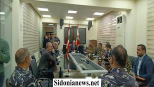 بالصور : المجلس الأمن الفرعي في سرايا صيدا : لمنع إطلاق النار واستخدام المفرقعات بصورة مخالفة للقانون