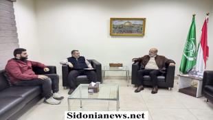 الدكتور بسام حمود إستقبل وفداً من جمعية سويس بركة الخيرية