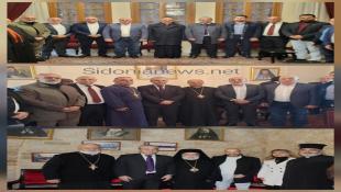 بالصور: رئيس اتحاد بلديات صيدا الزهراني المهندس مصطفى حجازي ووفد من رؤساء البلديات قدموا التهاني بعيد الميلاد المجيد الى مطارنة صيدا العمار والحداد وكفوري