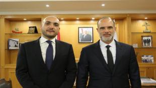 بالصور : وزير الأشغال والنقل يبحث مع عمر مرجان تفعيل مشاريع صيدا