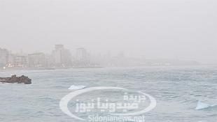 بالفيديو والصور: قبل العاصفة:  مدينة صيدا تختفي مع جوارها  وسط  الضباب في بداية شهر شباط 2026