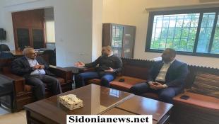 بالصور : زيارة معايدة رمضانية بين النائب الدكتور أسامة سعد والعقيد حيدر قبيسي في صيدا