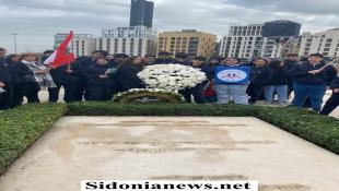 بالصور: أنشطة تربوية لـ  ثانوية البهاء  - صيدا  في ذكرى 14 شباط ووفد من طلابها زار ضريح الرئيس الشهيد رفيق الحريري