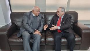 نقيب المحررين جوزف القصيفي هنأ جاك واكيم بتعيينه مستشاراً للوزيرمرقص لشؤون تلفزيون لبنان