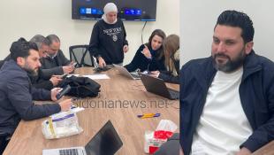 نائب رئيس بلدية صيدا د.أحمد عكرة أكد استنفار خلية الأزمات وفرق البلدية : همنا ان لا يبقى أي نازح في الشارع  بدون مأوى