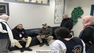 بالصور : عمر مرجان يتفقد أوضاع النازحين في مدارس صيدا