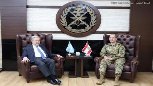 بالصور : قائد الجيش اللبناني العماد هيكل استقبل غوتيريتش على راس وفد وتشديد على تطبيق القرار 1701 ووقف الاعمال العدائية وتطبيق خطة الجيش ودعم المؤسسة العسكريه