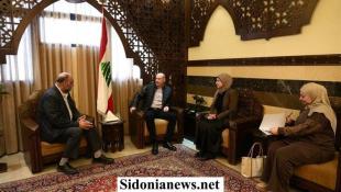وفد مركز الرحمة لخدمة المجتمع - صيدا برئاسة ماجد ماركيز  يبحث مع محافظ لبنان الجنوبي سبل التعاون للتخفيف من تداعيات النزوح