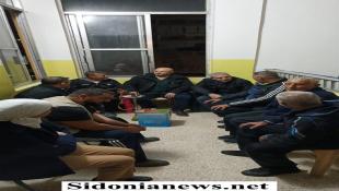 بالصور: حجازي واعضاء في بلدية صيدا  تفقدوا مركزي إيواء متوسطة أنجيليك صليبا وثانوية حكمت الصباغ