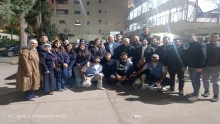 بالصور: افطار لطلاب ثانوية البهاء- صيدا للنازحين في مركز إيواء ثانوية المربية ثريا فارس أبو علفا الرسمية للبنات (مرجان)  بالتعاون مع منسقية المستقبل جنوباً