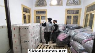 بالصور : تعاون إغاثي بين وكالة تيكا التركية وجمعية إنسان الغد ومؤسسة مرجان لتوزيع مساعدات