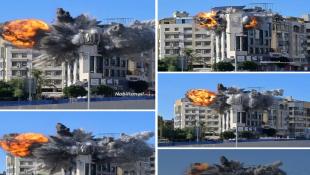 تصعيد في بيروت وضواحيها ليلاً  : غارة فجرا على الجناح موكبا للسيارات اوقع 7 أشخاص وإصابة 26 آخرين ... وسلسلة غارات صباحا على الجنوب