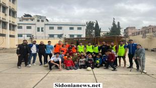 بالصور : نشاطات رياضية لـ نادي الحرية دعما للنازحين في صيدا