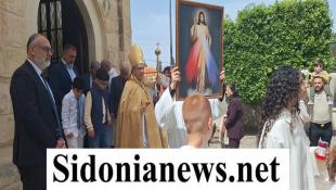 بالصور: المطران مارون العمار ترأس قداس عيد الفصح المجيد في كنيسة مار الياس للموارنة  في صيدا : نتضرع إلى الله لكي تتوقف آلة الحرب ويحل السلام  في وطننا الحبيب لبنان
