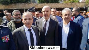 بلدية صيدا تشارك في تشييع شهداء أمن الدولة الـ 13 الذين ارتقوا في العدوان الاسرائيلي على سراي النبطية