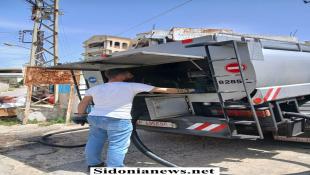 بالصور : مؤسسة مياه لبنان الجنوبي  : تأمين كمية من المازوت لضمان استمرارية تشغيل محطات الضخ