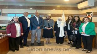 الوزيرة د ريما كرامي تستقبل السيدة بهية الحريري مع وفد من المكتب التربوي في تيار المستقبل