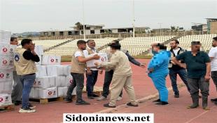 بالصور: بلدية صيدا تعلن عن إنطلاق عملية توزيع المساعدات لأبناء صيدا في مدينة الرئيس الشهيد رفيق الحريري الرياضية بتبرع من جمعية التعاون الإنساني