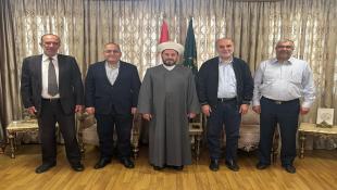 رئيس تجمع رجال وسيدات الأعمال اللبناني الصيني علي محمود العبدالله يزور أزهر البقاع ويلتقي المفتي علي الغزاوي