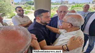 بالصور : النائب أسامة سعد يشارك في تشييع المناضل منير محمد الصياد