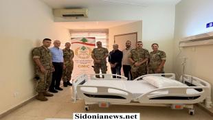 بالصور : هبة من مديرية التعاون العسكري – المدني في الجيش اللبناني الى مستشفى صيدا الحكومي لقسم الجراحة الجديد في المستشفى بتمويل من البعثه العسكريه الإيطالية