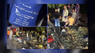 بالفيديو والصور : رئيس الحكومة يتابع: حادث مأساوي يهز صيدا : ضحايا وجرحى في حادث تدهور باص في منطقة درعا بسوريا يقل معتمرين متوجهين إلى الديار المقدسة في السعودية