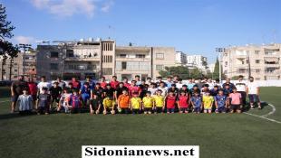 بالصور: النادي الاهلي - صيدا ينهي المرحلة الأولى من أداء التجارب البدنية والفنية