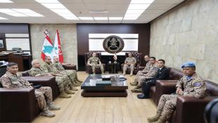 قائد الجيش العماد رودولف هيكل بحث مع قائد القوة المشتركة الماليزية الأوضاع والتطورات في الجنوب ومرحلة ما بعد اليونيفيل