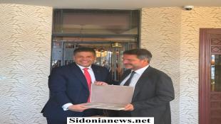 بالصور : مرفأ بيروت كرّم السفير الفرنسي هيرفي ماغرو وفرنسوا سبورير بمناسبة انتهاء مهامهما في لبنان