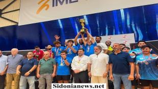 بلدية صيدا تهنئ نادي الأهلي صيدا بإحرازه بطولة لبنان بكرة الطاولة للرجال للعام الرابع على التوالي