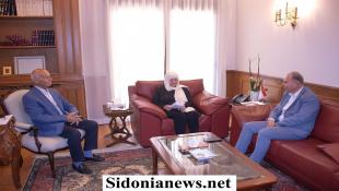 بالصور: بهية الحريري تلتقي رئيس مكتب ضمان صيدا ومدير مستشفى الهمشري  ووفدين من مؤسسة محمود عباس واتحاد عمال فلسطين
