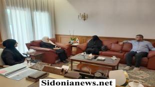 بالصور : بهية الحريري تستقبل زوجة الشيخ أحمد الأسير