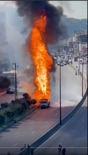 نجاة منطقة الزوق من انفجار صهريج غاز